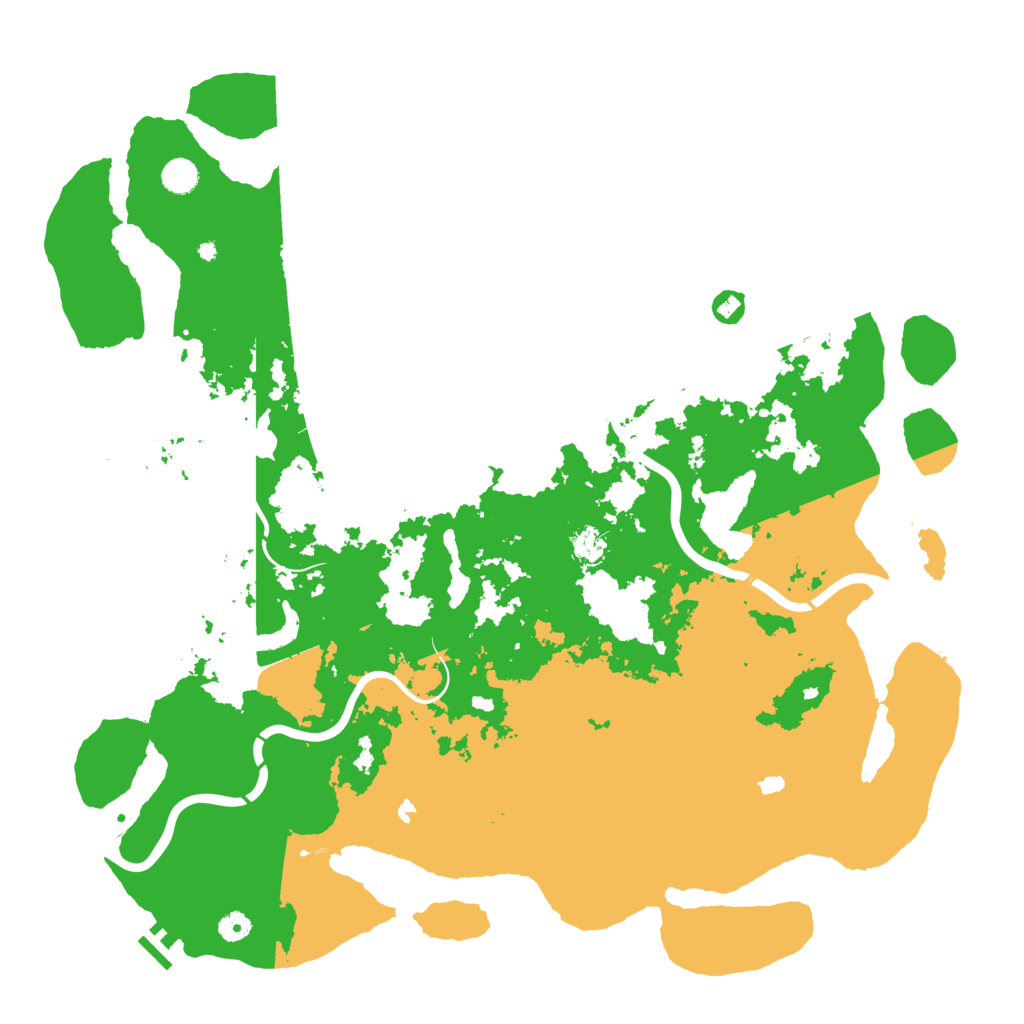 Biome Rust Map: Procedural Map, Size: 5000, Seed: 5