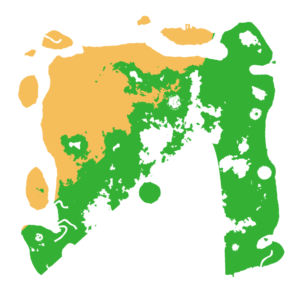 Biome Rust Map: Procedural Map, Size: 4000, Seed: 541436