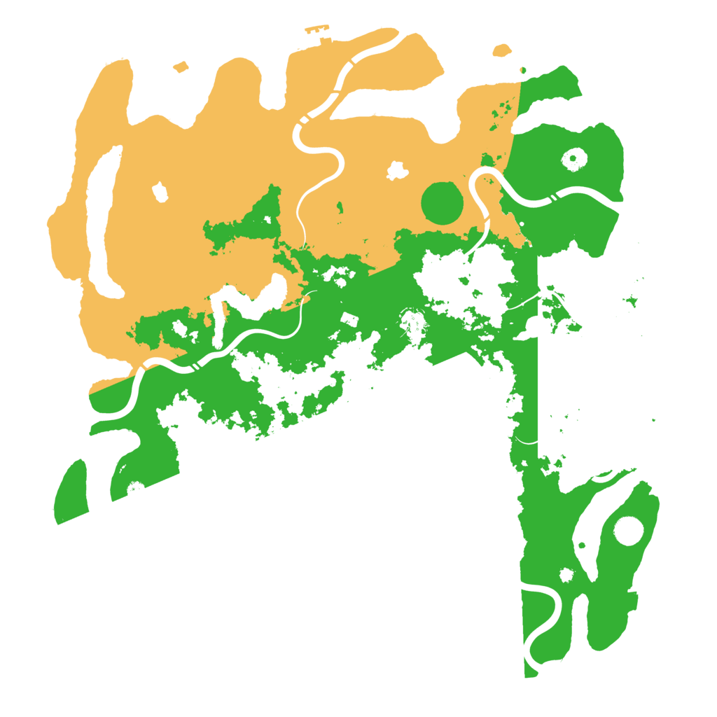 Biome Rust Map: Procedural Map, Size: 4500, Seed: 49133