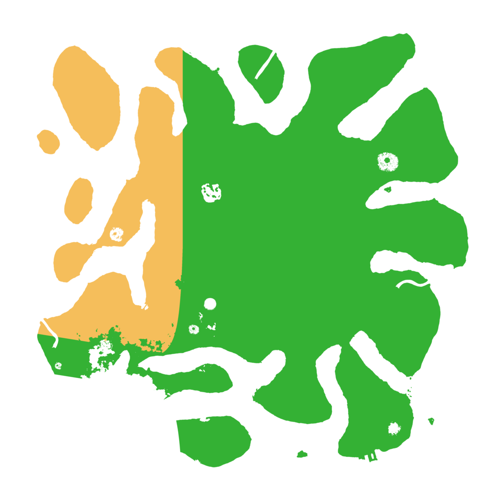 Biome Rust Map: Procedural Map, Size: 3700, Seed: 425801927