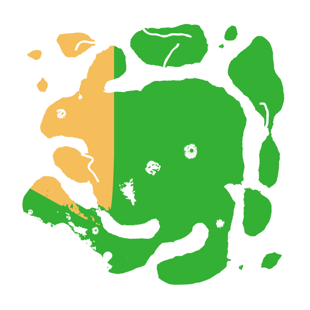 Biome Rust Map: Procedural Map, Size: 3300, Seed: 11132943