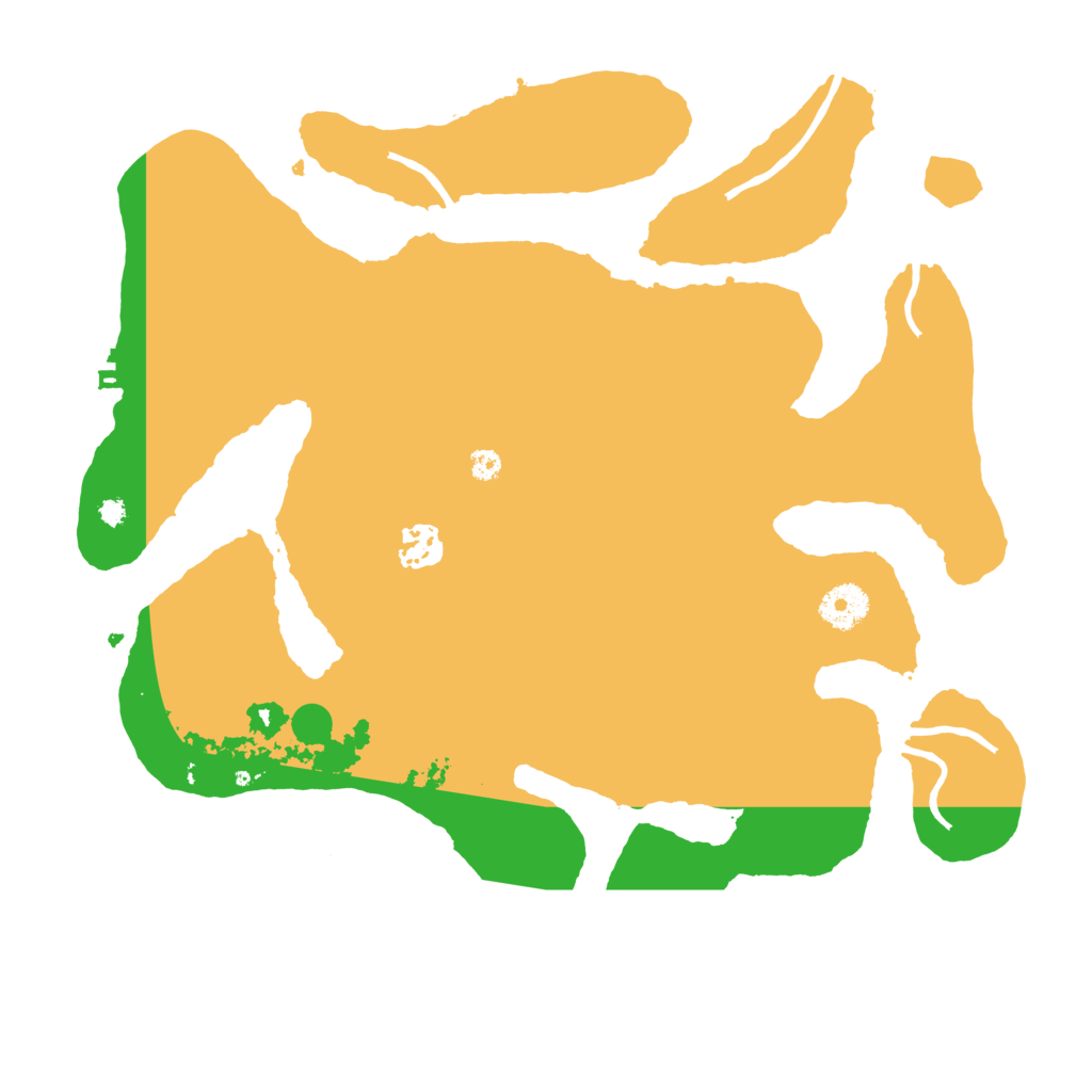 Biome Rust Map: Procedural Map, Size: 3550, Seed: 461198