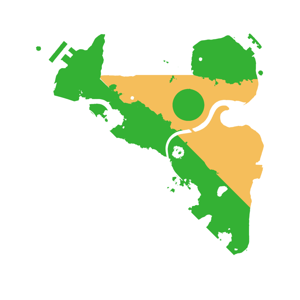 Biome Rust Map: Procedural Map, Size: 2500, Seed: 1648445