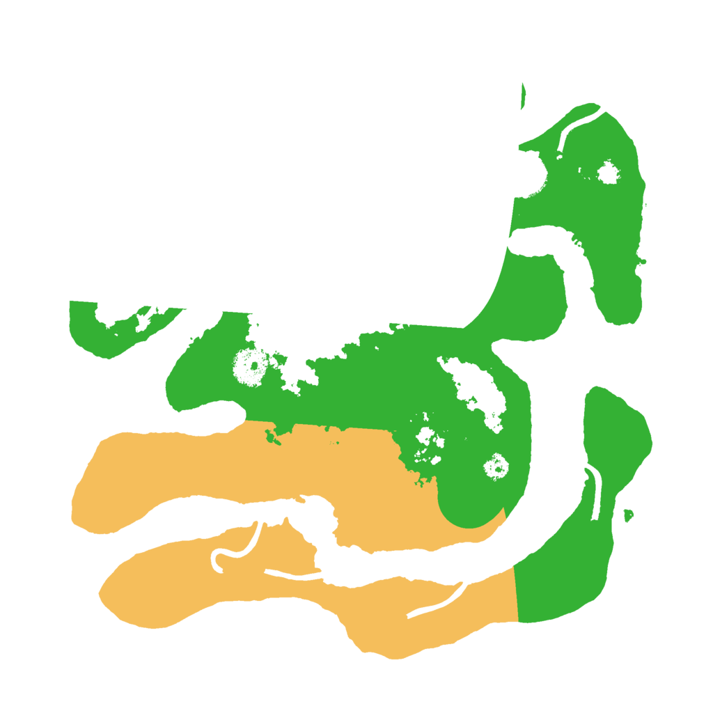 Biome Rust Map: Procedural Map, Size: 3000, Seed: 662781