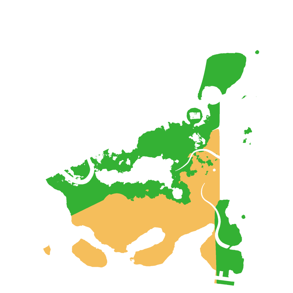 Biome Rust Map: Procedural Map, Size: 3000, Seed: 295727