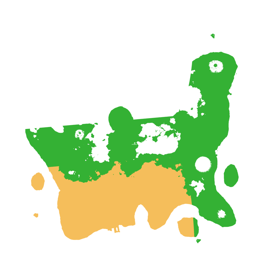 Biome Rust Map: Procedural Map, Size: 3000, Seed: 830853