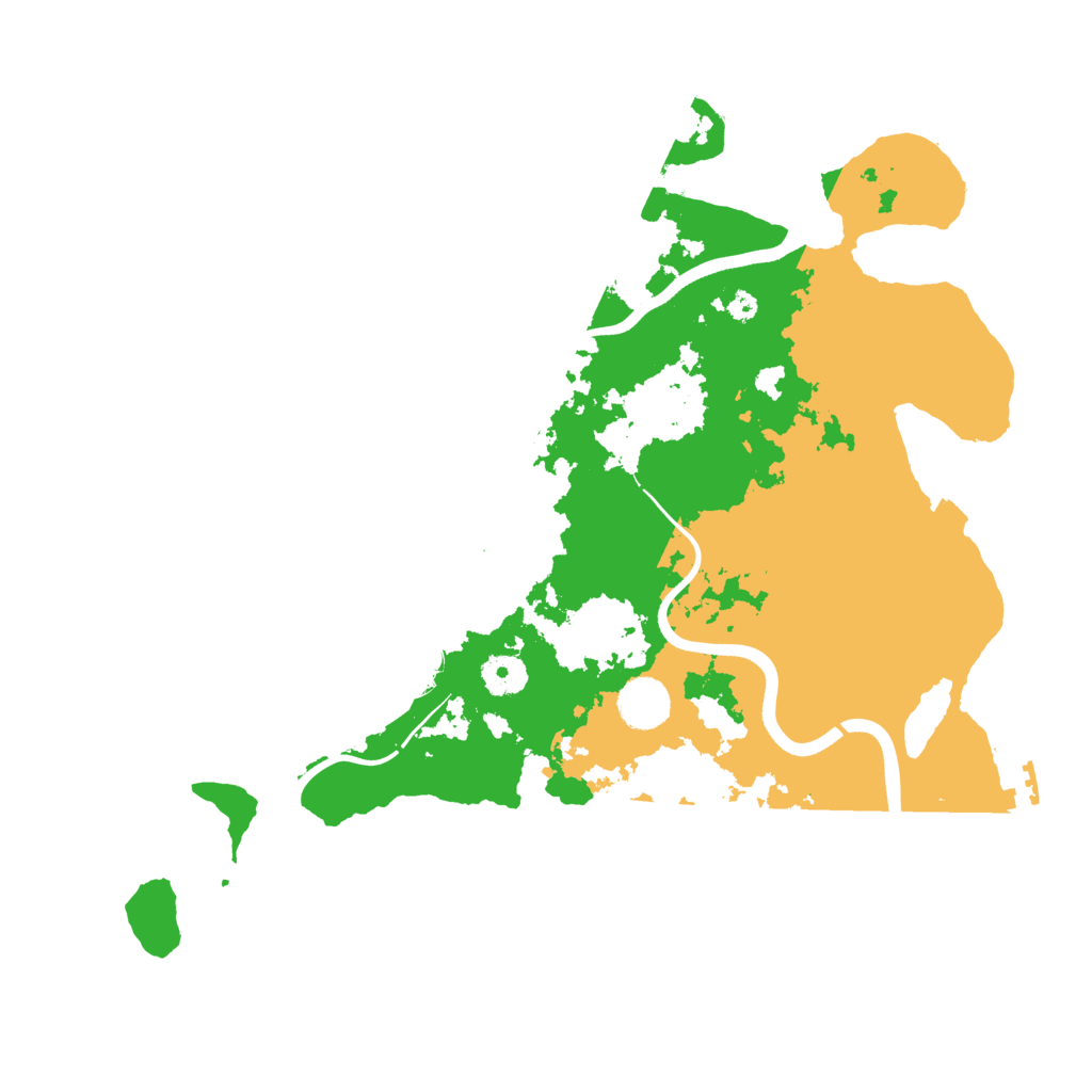 Biome Rust Map: Procedural Map, Size: 3800, Seed: 986443