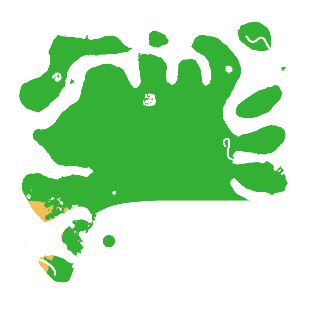 Biome Rust Map: Procedural Map, Size: 3550, Seed: 123488