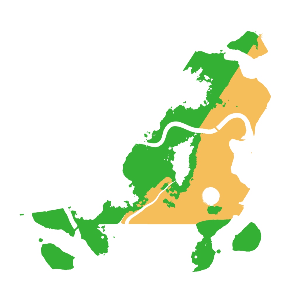 Biome Rust Map: Procedural Map, Size: 3000, Seed: 1976307040