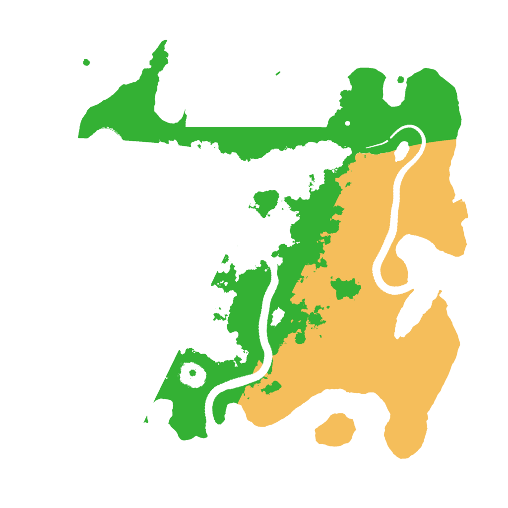 Biome Rust Map: Procedural Map, Size: 3000, Seed: 921293