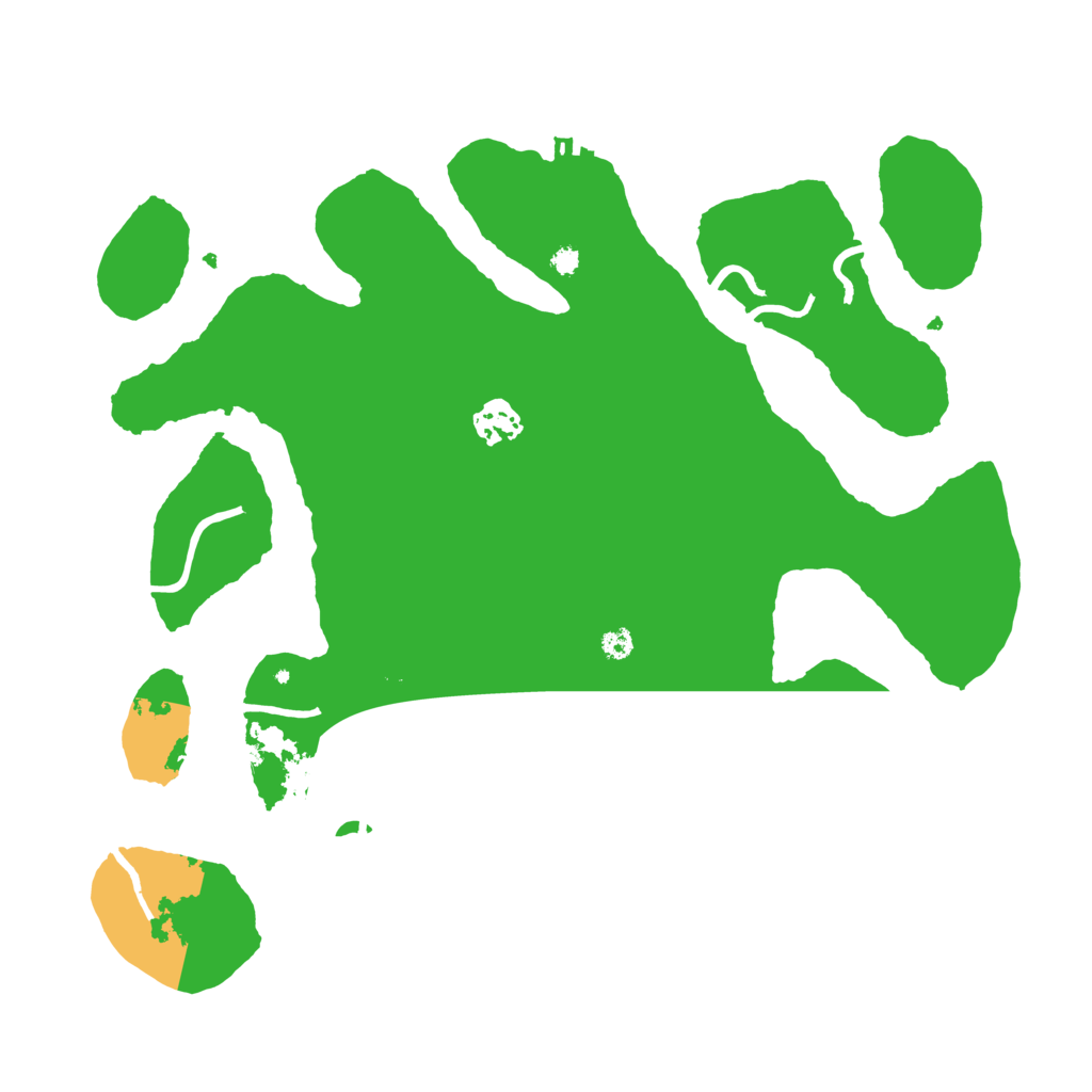 Biome Rust Map: Procedural Map, Size: 3550, Seed: 747892