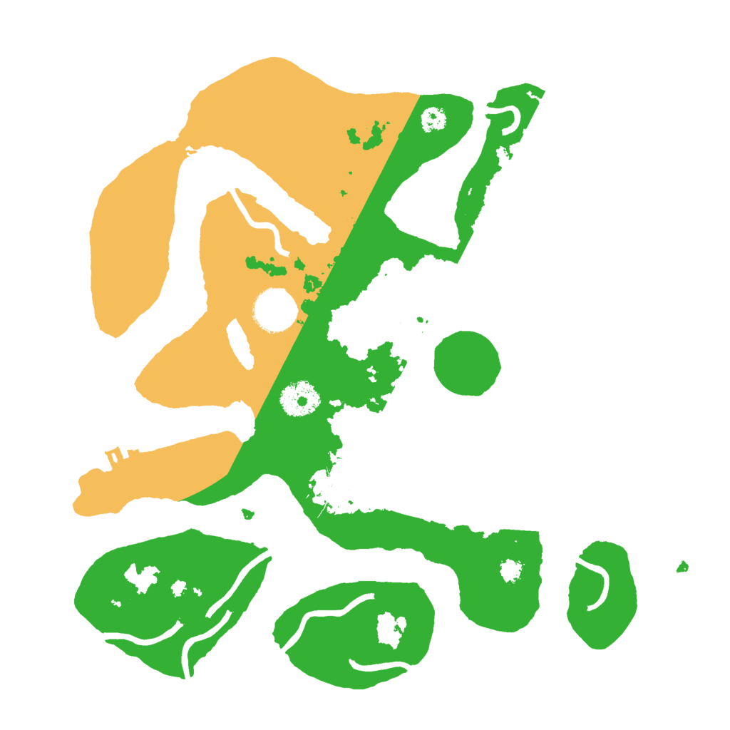 Biome Rust Map: Procedural Map, Size: 3000, Seed: 1985897