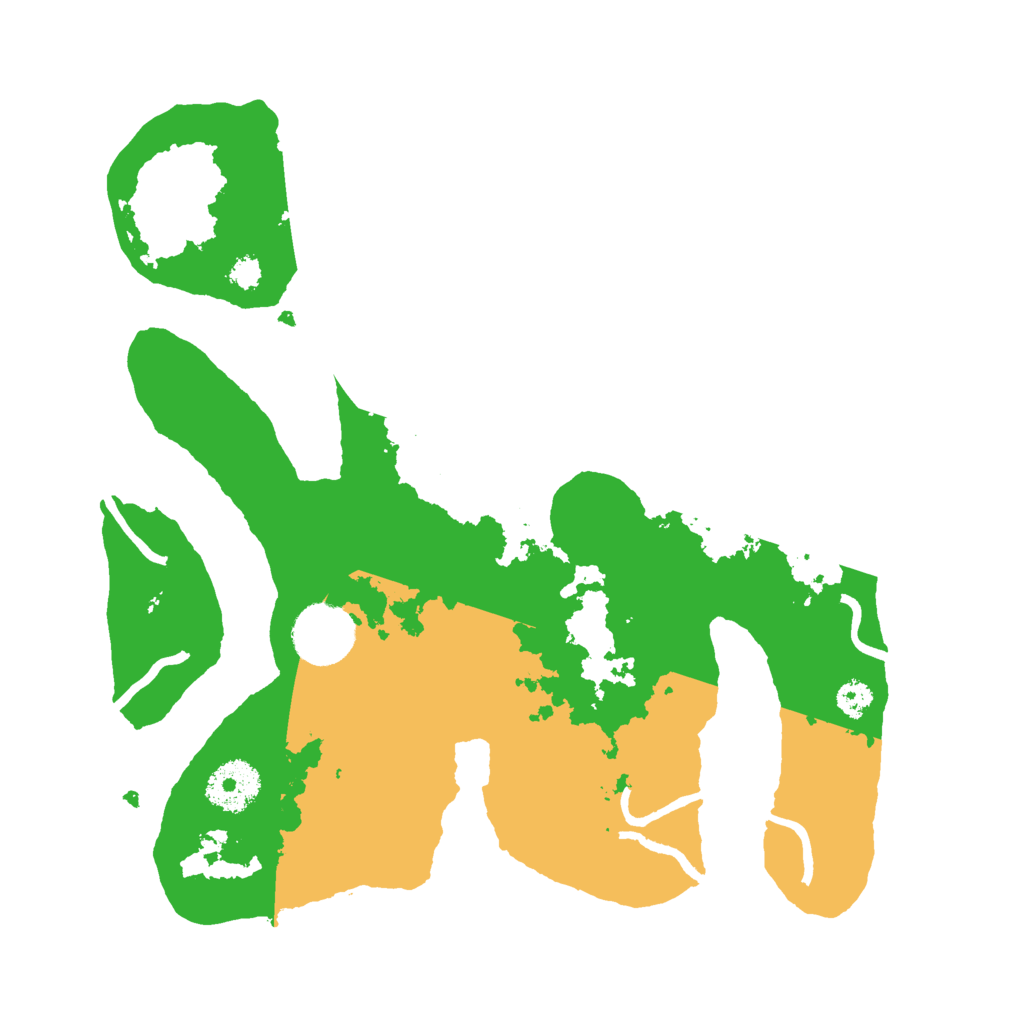 Biome Rust Map: Procedural Map, Size: 3000, Seed: 831100