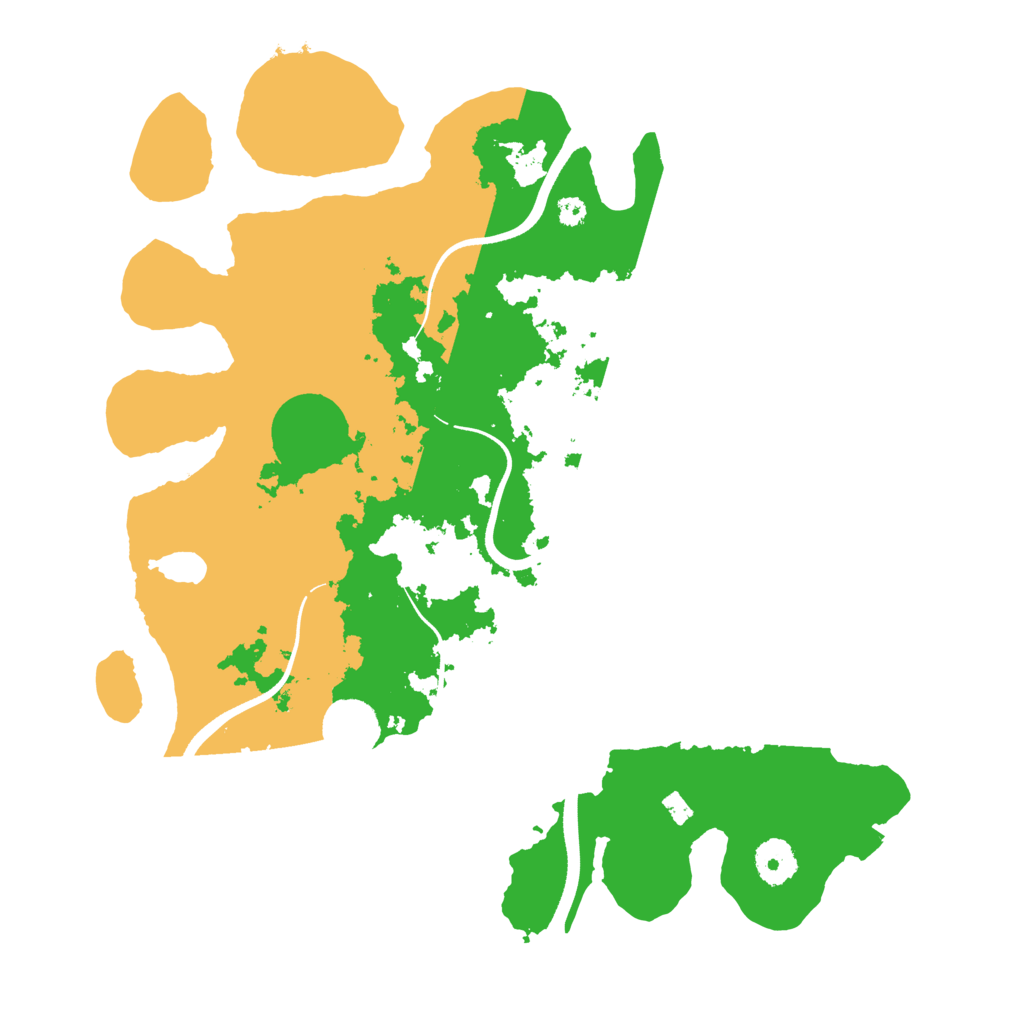 Biome Rust Map: Procedural Map, Size: 3550, Seed: 107417