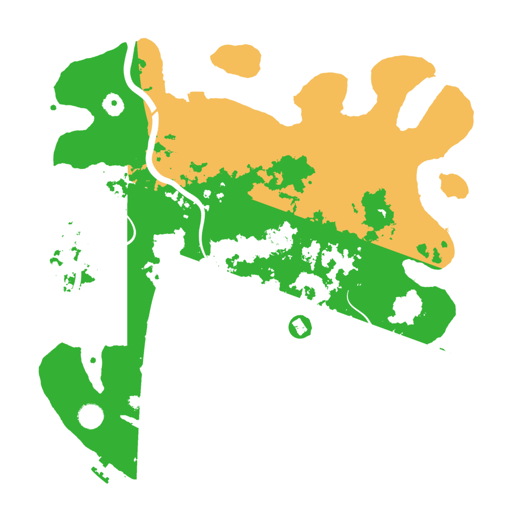 Biome Rust Map: Procedural Map, Size: 3550, Seed: 505568