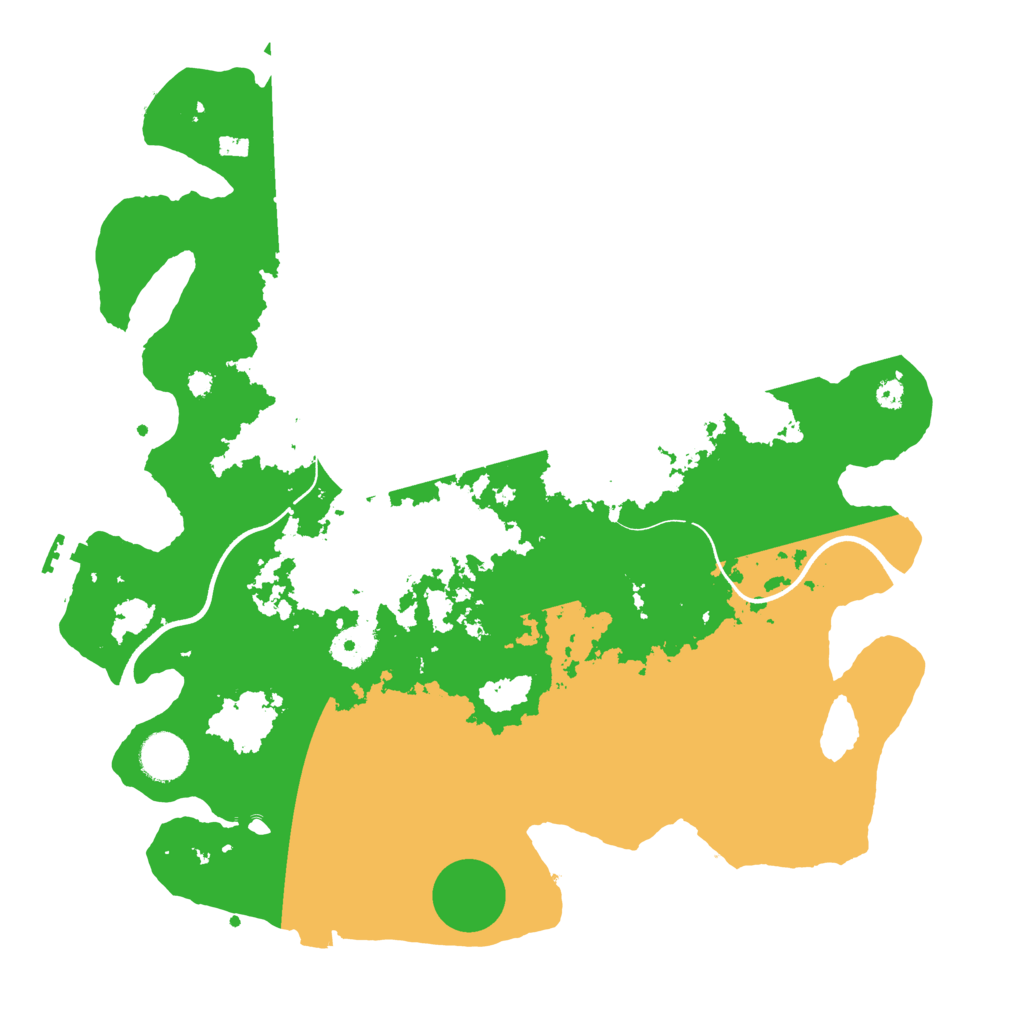 Biome Rust Map: Procedural Map, Size: 3700, Seed: 1943036707