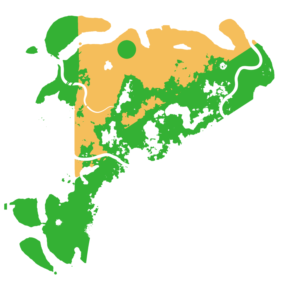Biome Rust Map: Procedural Map, Size: 4250, Seed: 6823