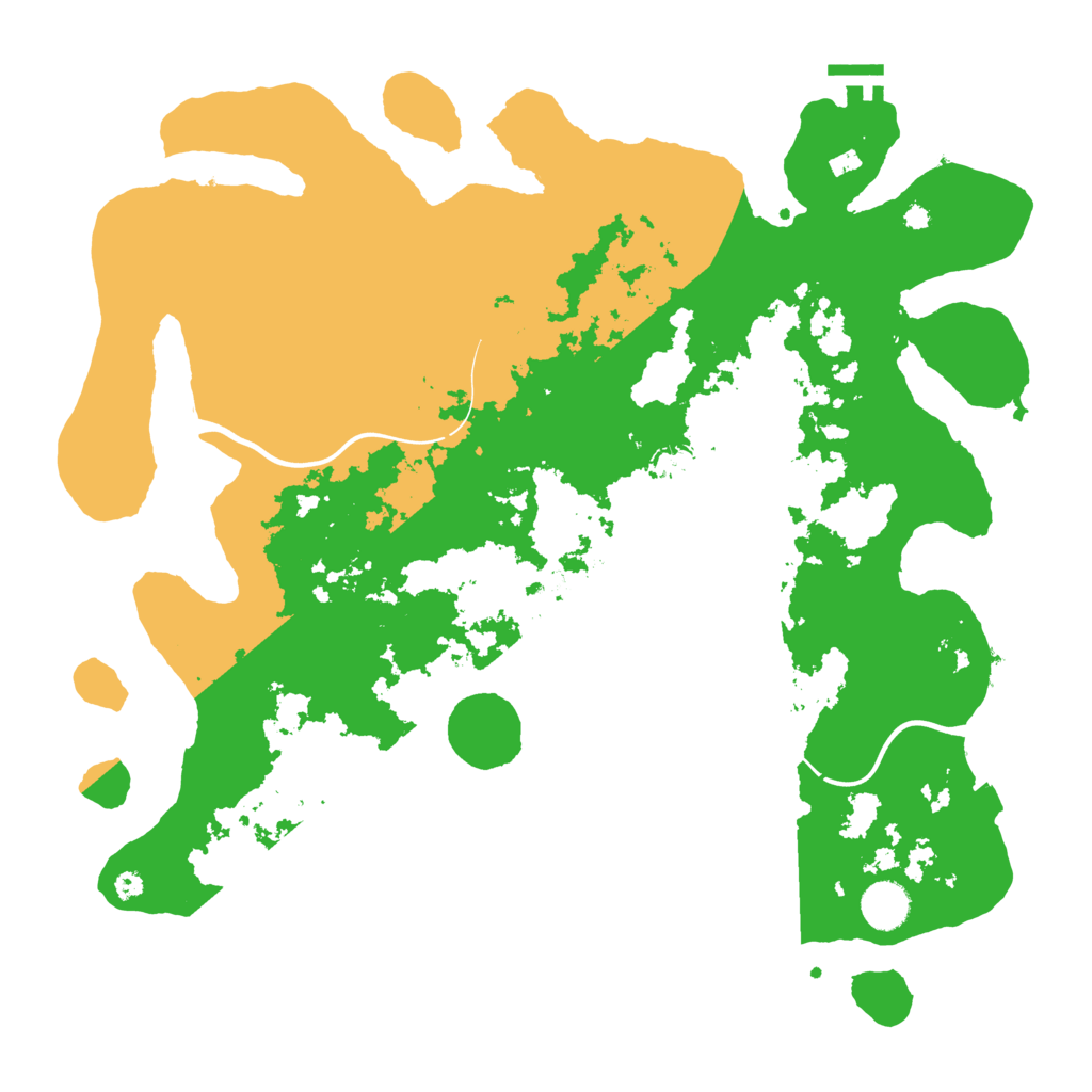 Biome Rust Map: Procedural Map, Size: 3950, Seed: 887335195
