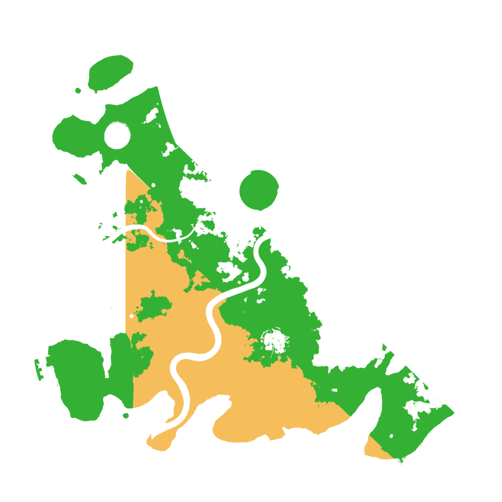 Biome Rust Map: Procedural Map, Size: 3550, Seed: 595796