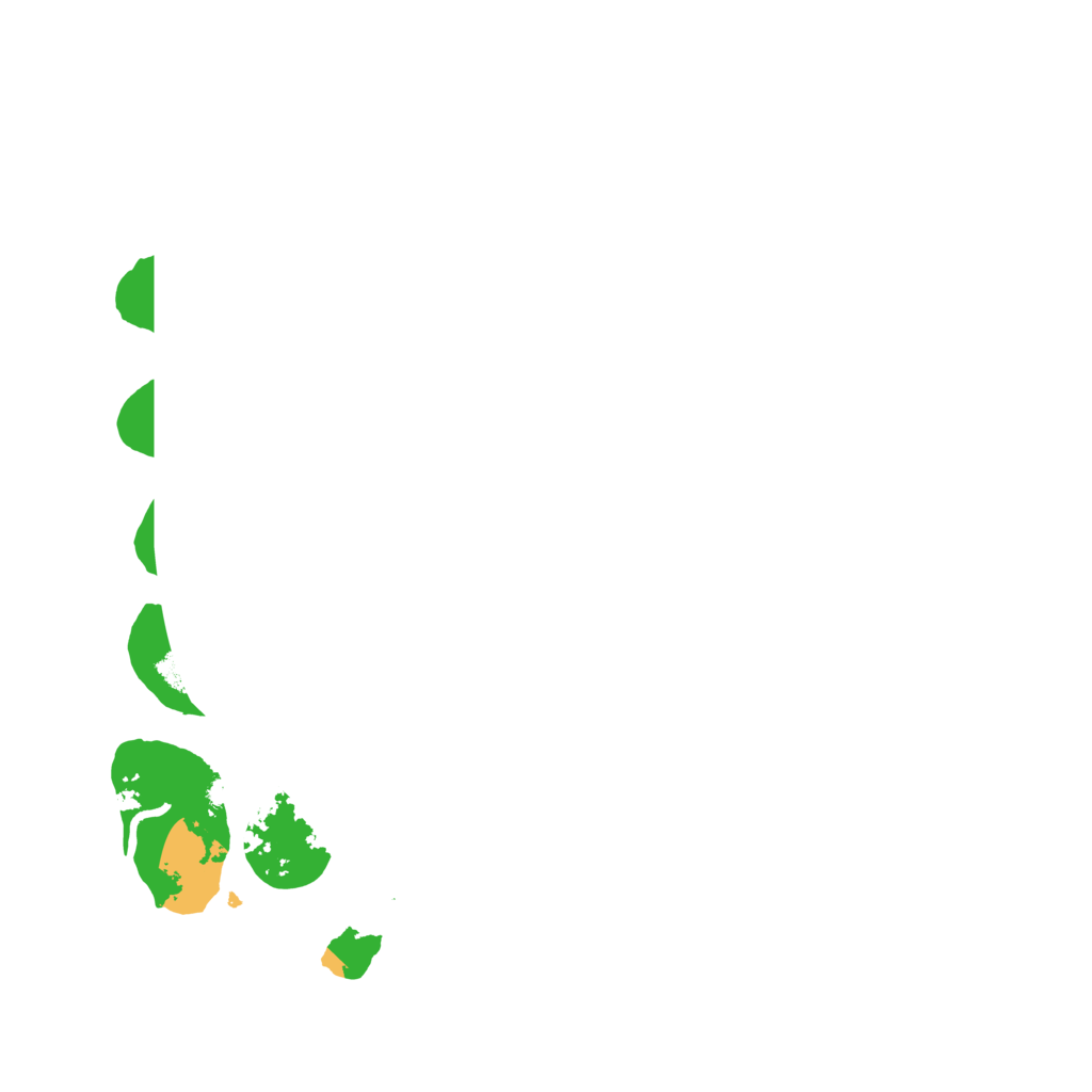 Biome Rust Map: Procedural Map, Size: 3550, Seed: 595796