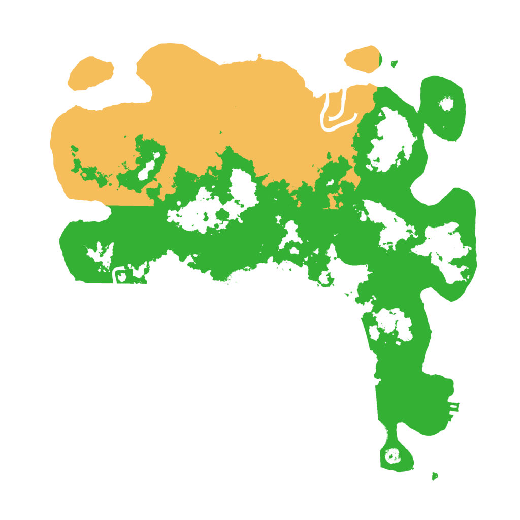 Biome Rust Map: Procedural Map, Size: 3500, Seed: 87653