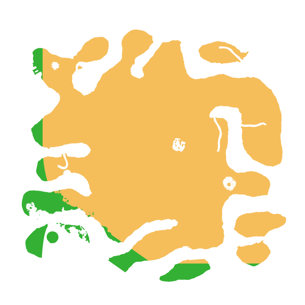 Biome Rust Map: Procedural Map, Size: 3500, Seed: 332022233