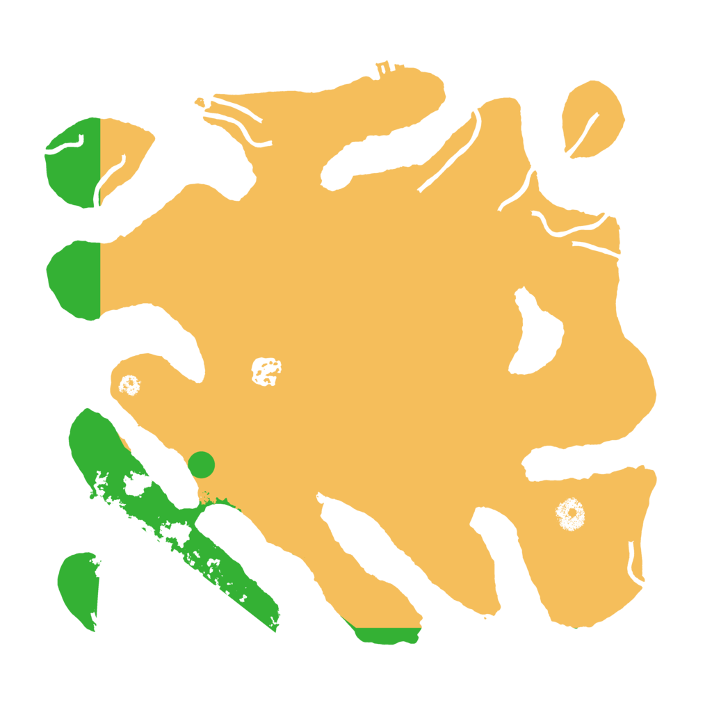 Biome Rust Map: Procedural Map, Size: 3500, Seed: 592