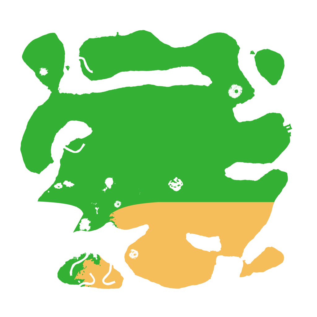 Biome Rust Map: Procedural Map, Size: 3550, Seed: 564657