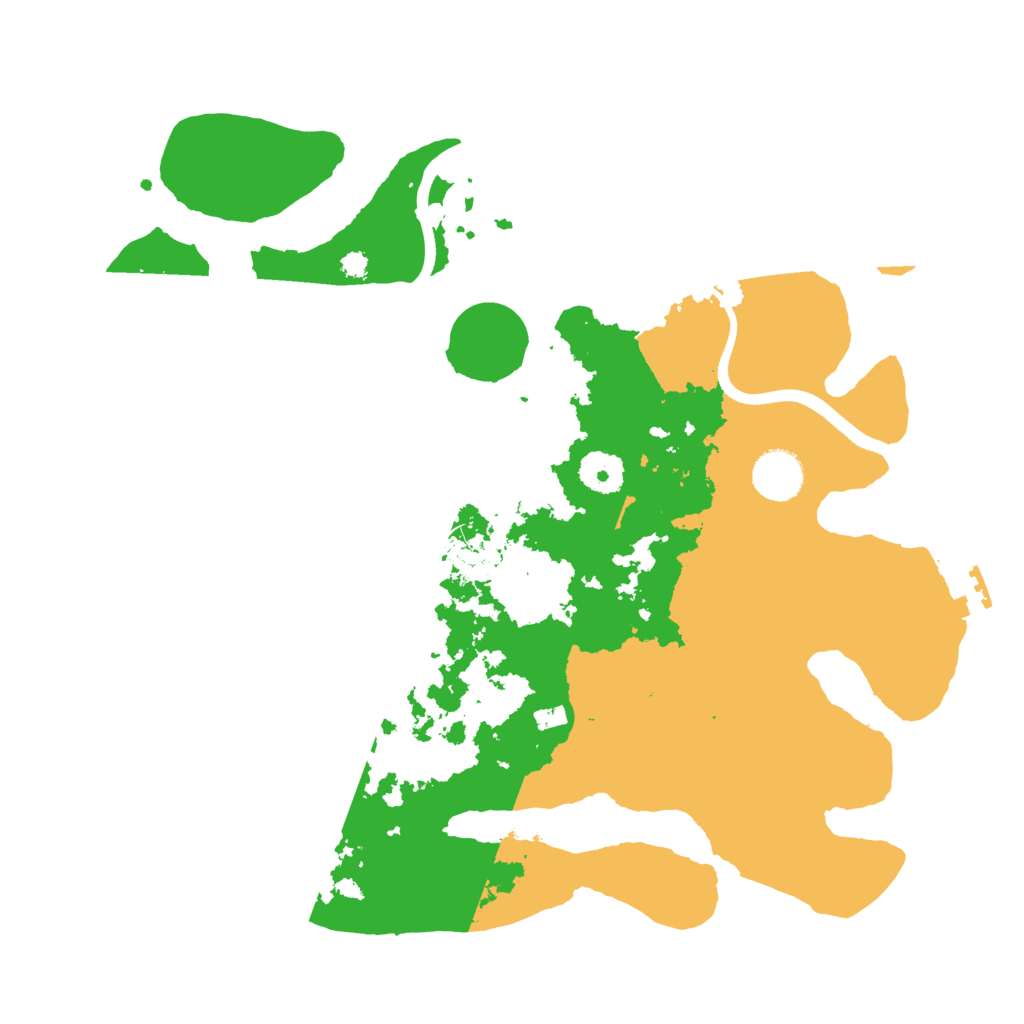 Biome Rust Map: Procedural Map, Size: 3550, Seed: 317943