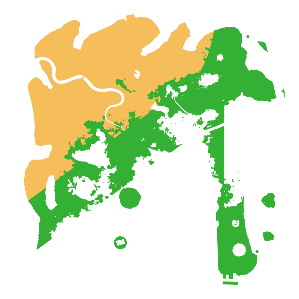 Biome Rust Map: Procedural Map, Size: 4000, Seed: 41221185