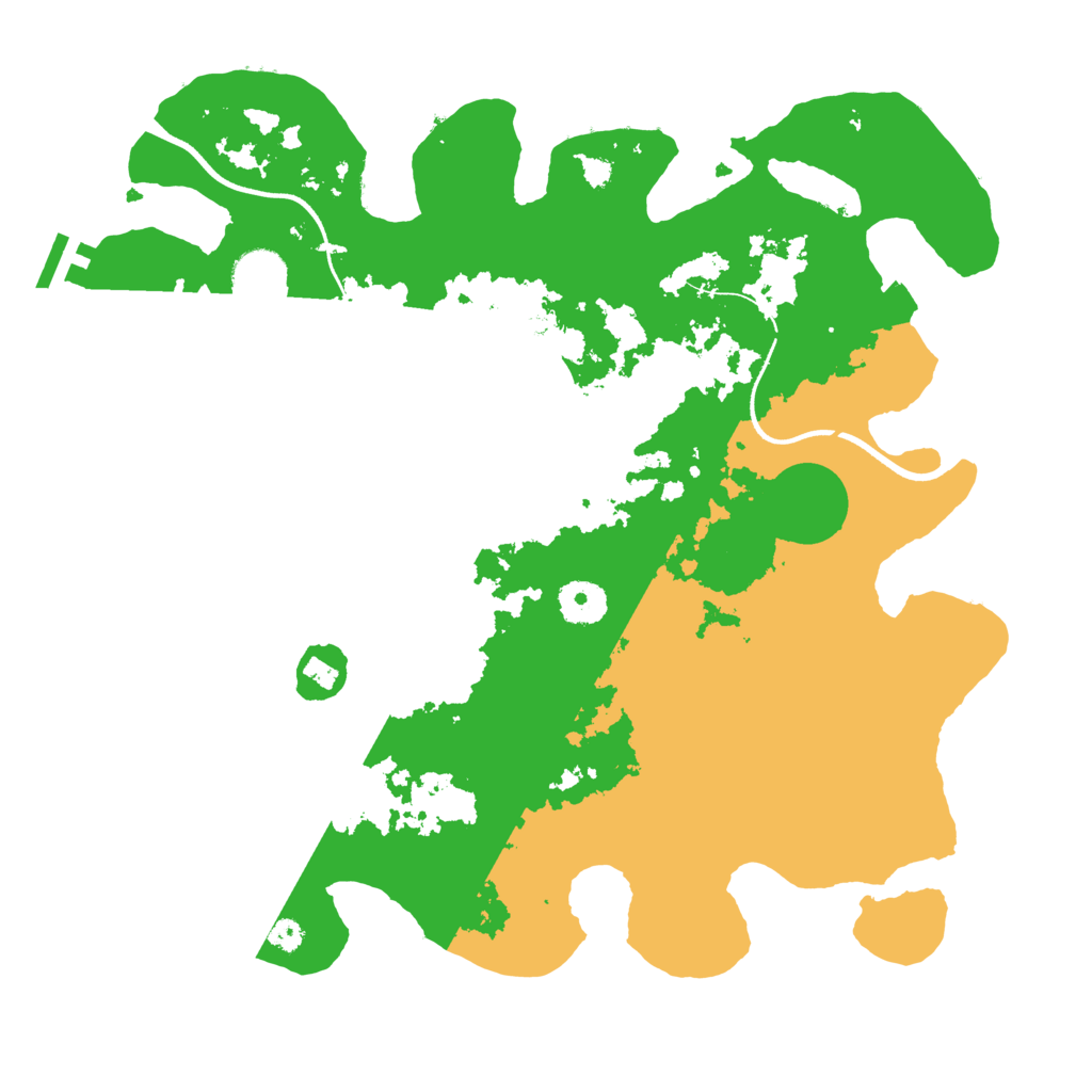 Biome Rust Map: Procedural Map, Size: 3550, Seed: 271423