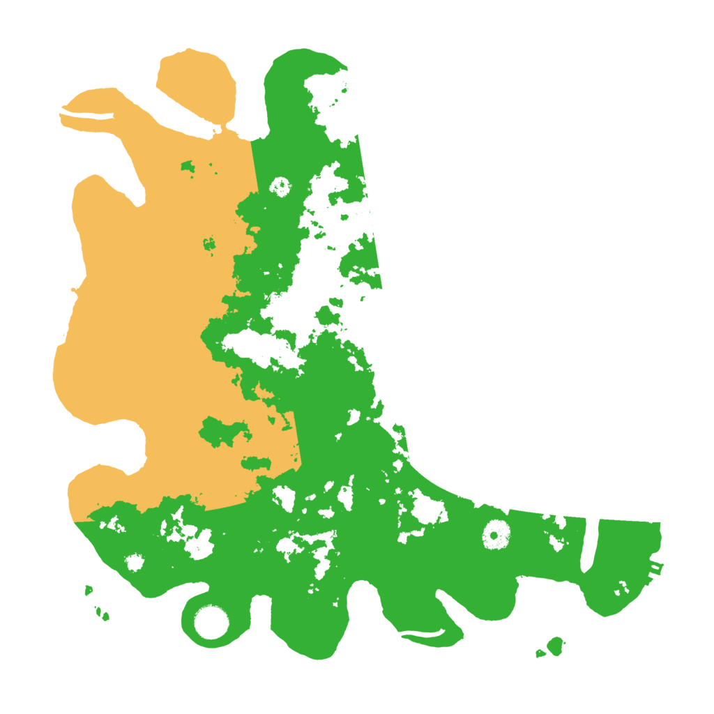 Biome Rust Map: Procedural Map, Size: 3700, Seed: 493830219