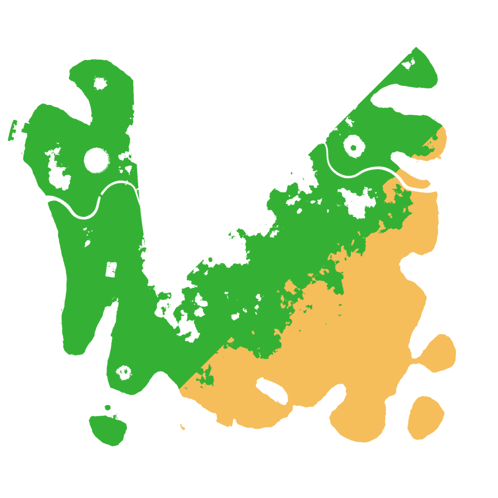Biome Rust Map: Procedural Map, Size: 3500, Seed: 2000