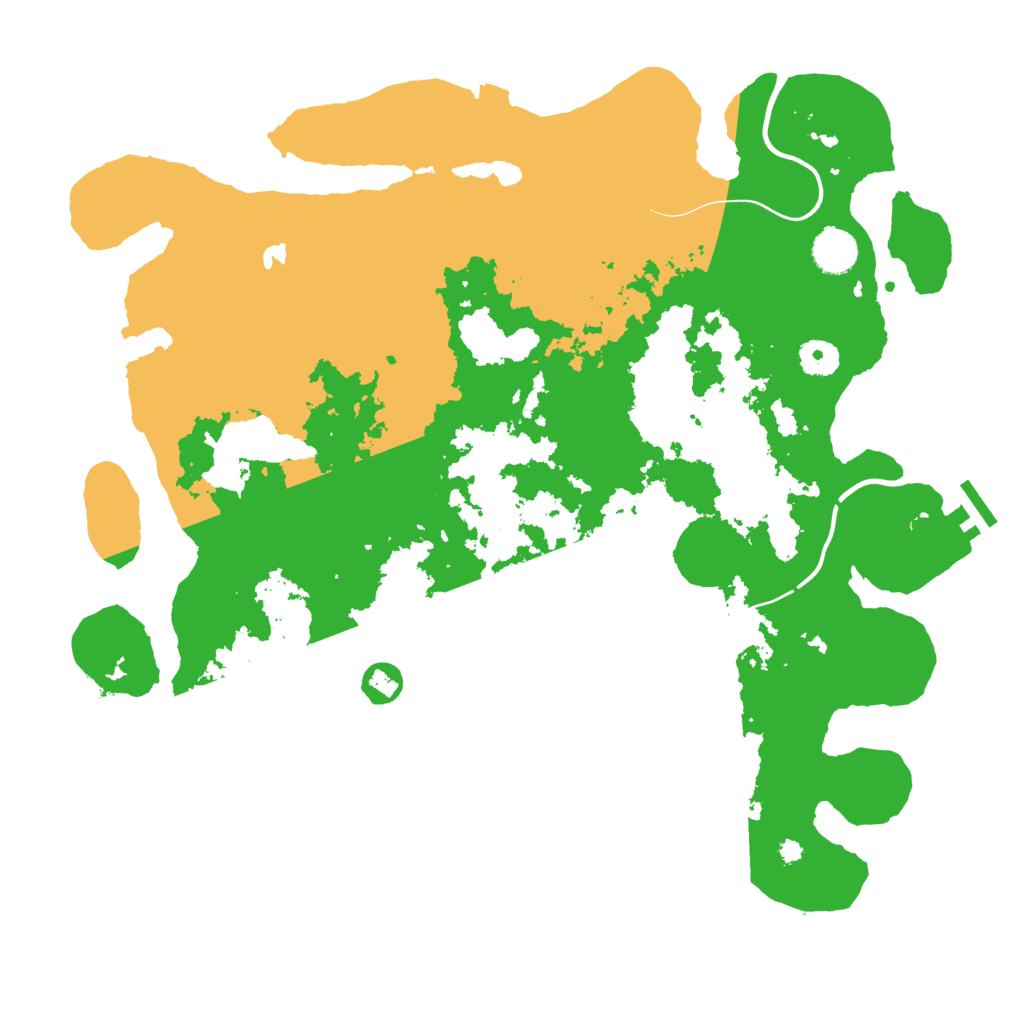 Biome Rust Map: Procedural Map, Size: 4000, Seed: 142820
