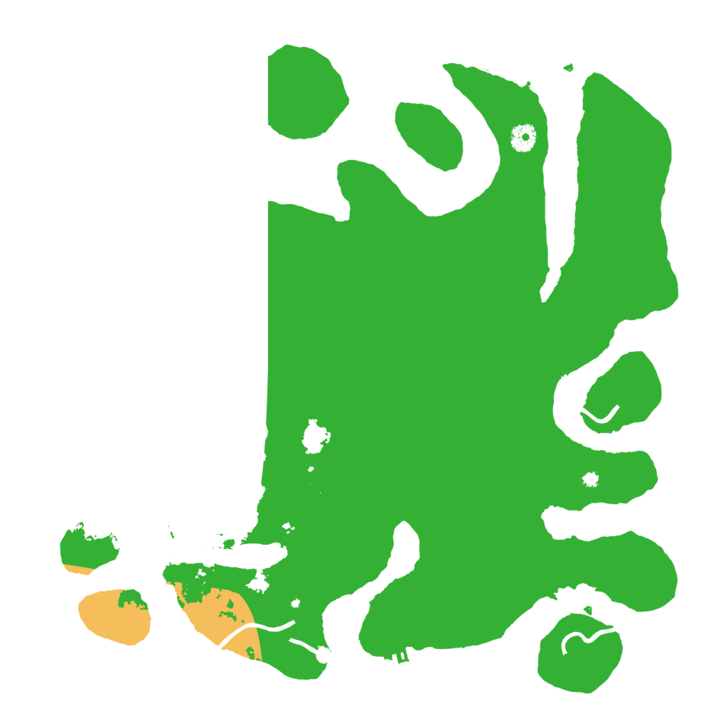 Biome Rust Map: Procedural Map, Size: 4050, Seed: 208286730