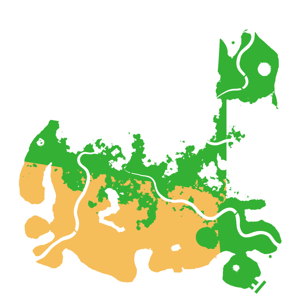 Biome Rust Map: Procedural Map, Size: 4050, Seed: 208286730