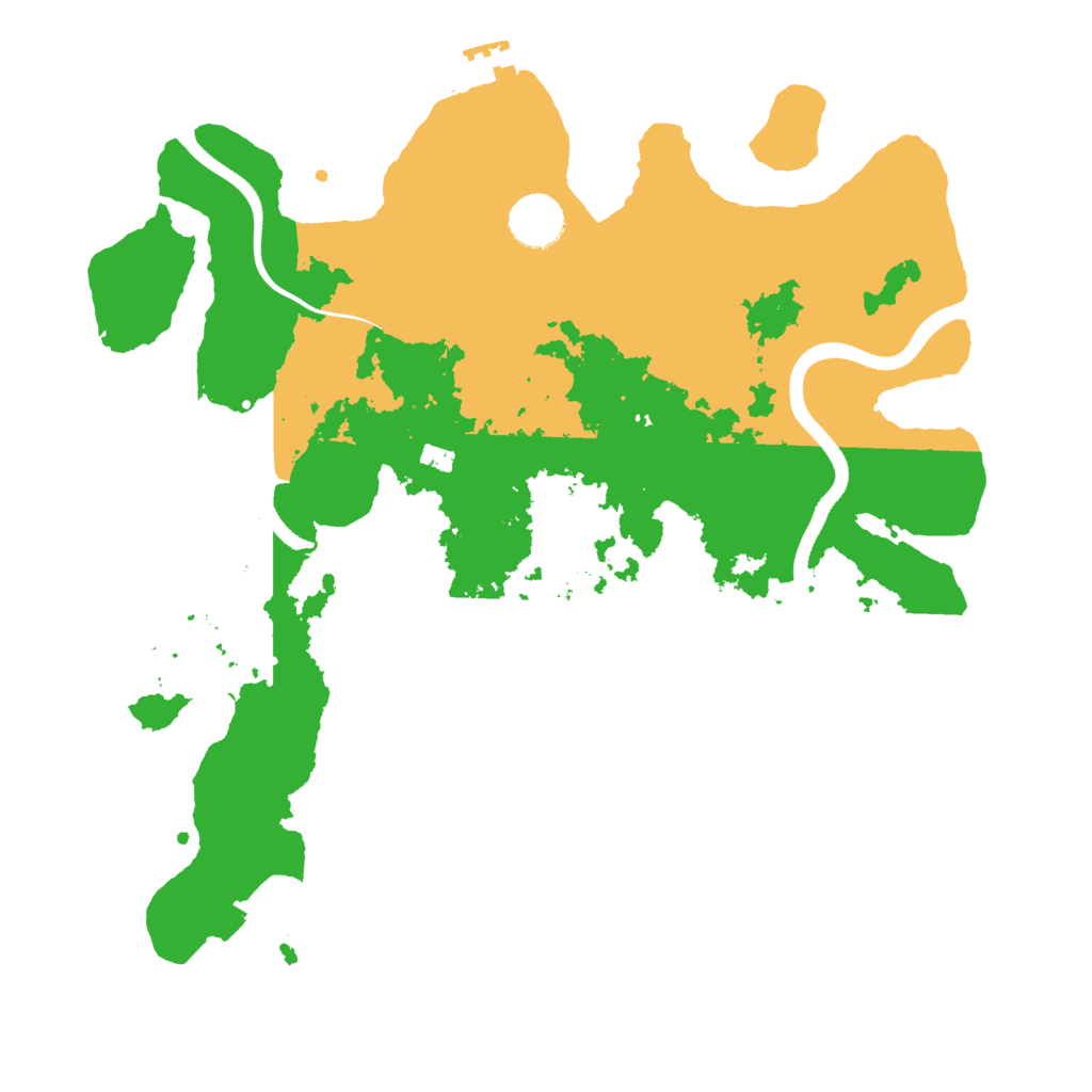 Biome Rust Map: Procedural Map, Size: 3550, Seed: 474788