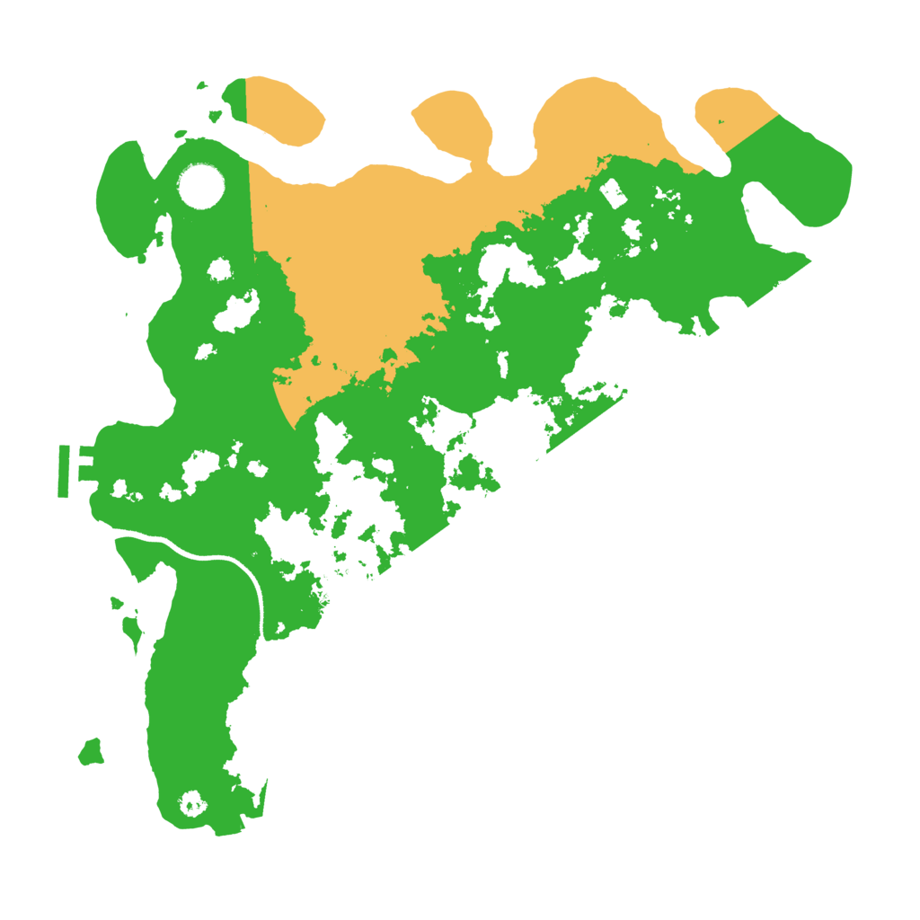 Biome Rust Map: Procedural Map, Size: 3550, Seed: 475526