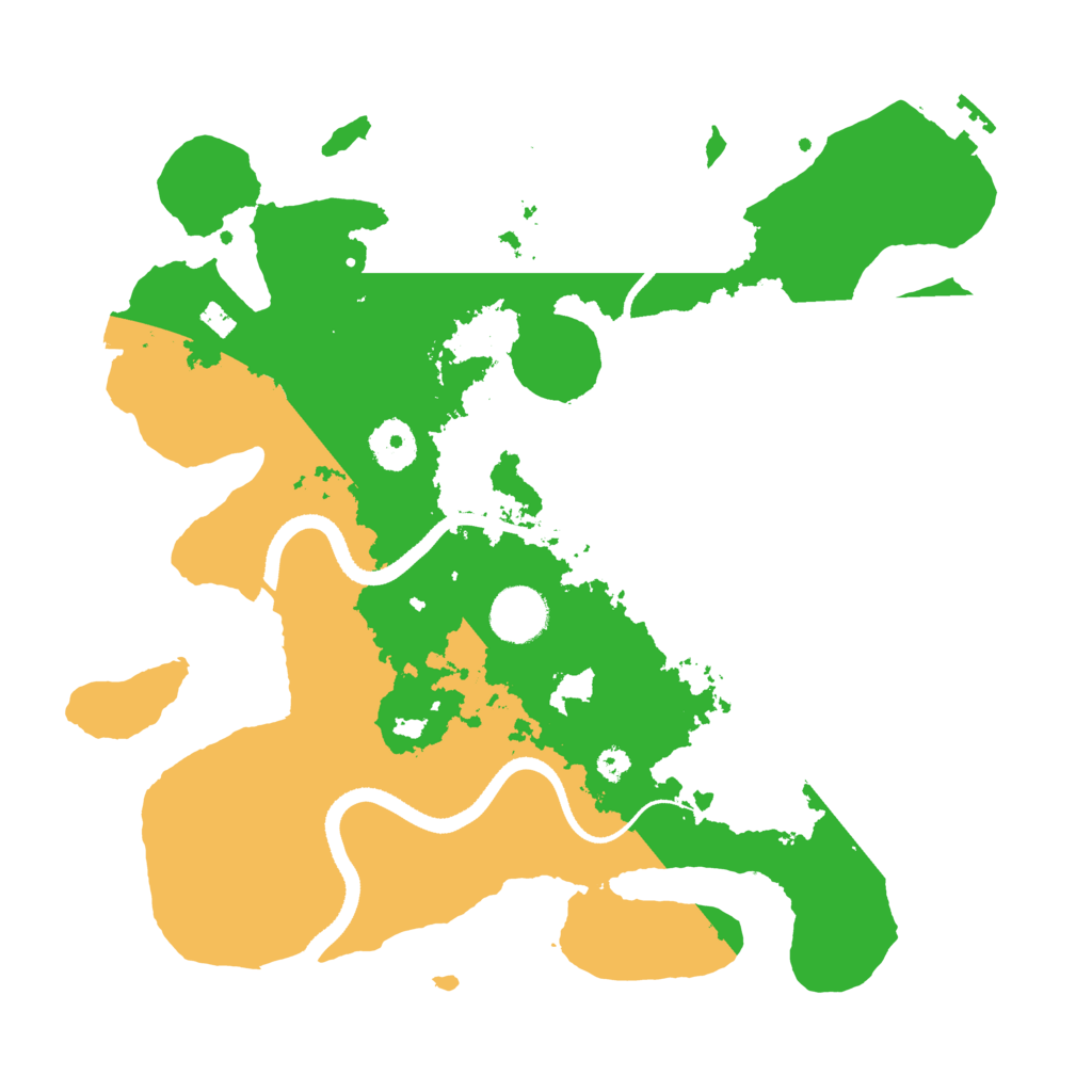 Biome Rust Map: Procedural Map, Size: 3400, Seed: 1337