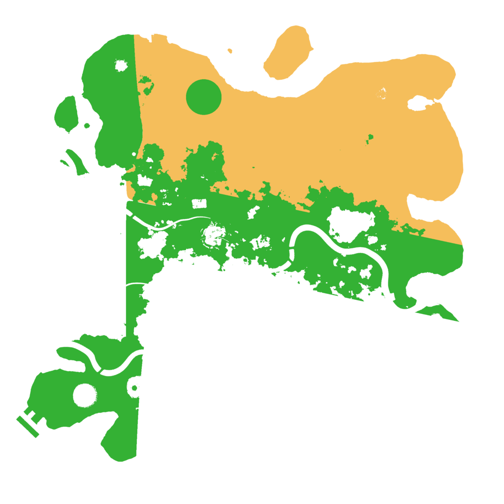 Biome Rust Map: Procedural Map, Size: 3750, Seed: 701241505