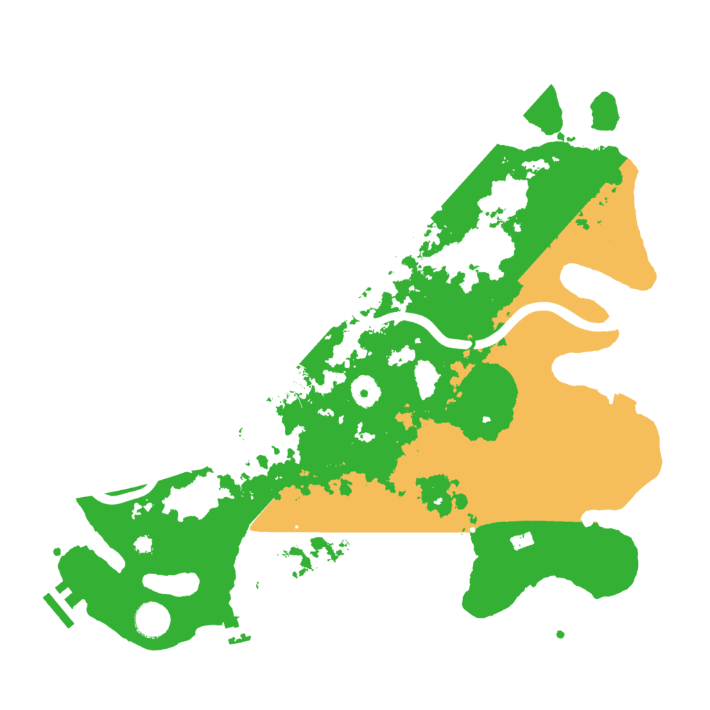 Biome Rust Map: Procedural Map, Size: 3550, Seed: 221257