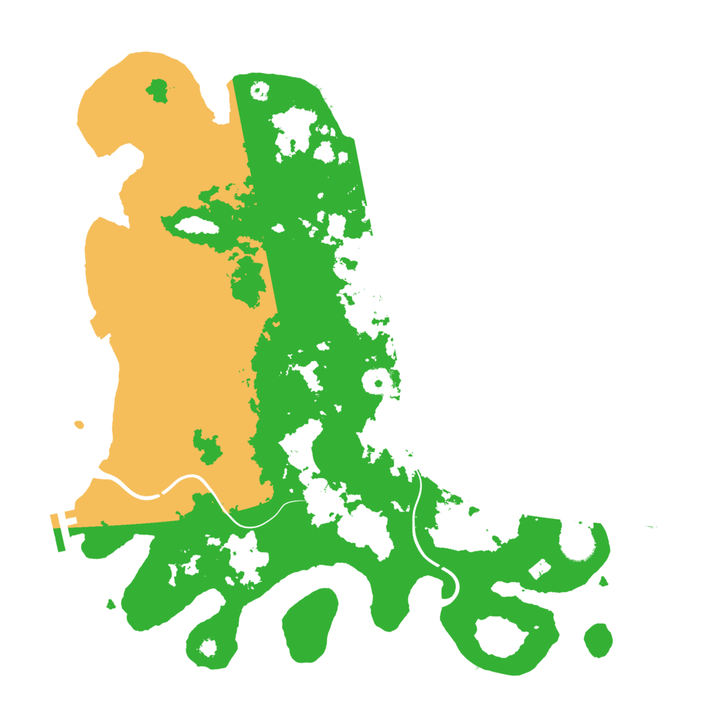 Biome Rust Map: Procedural Map, Size: 3800, Seed: 226