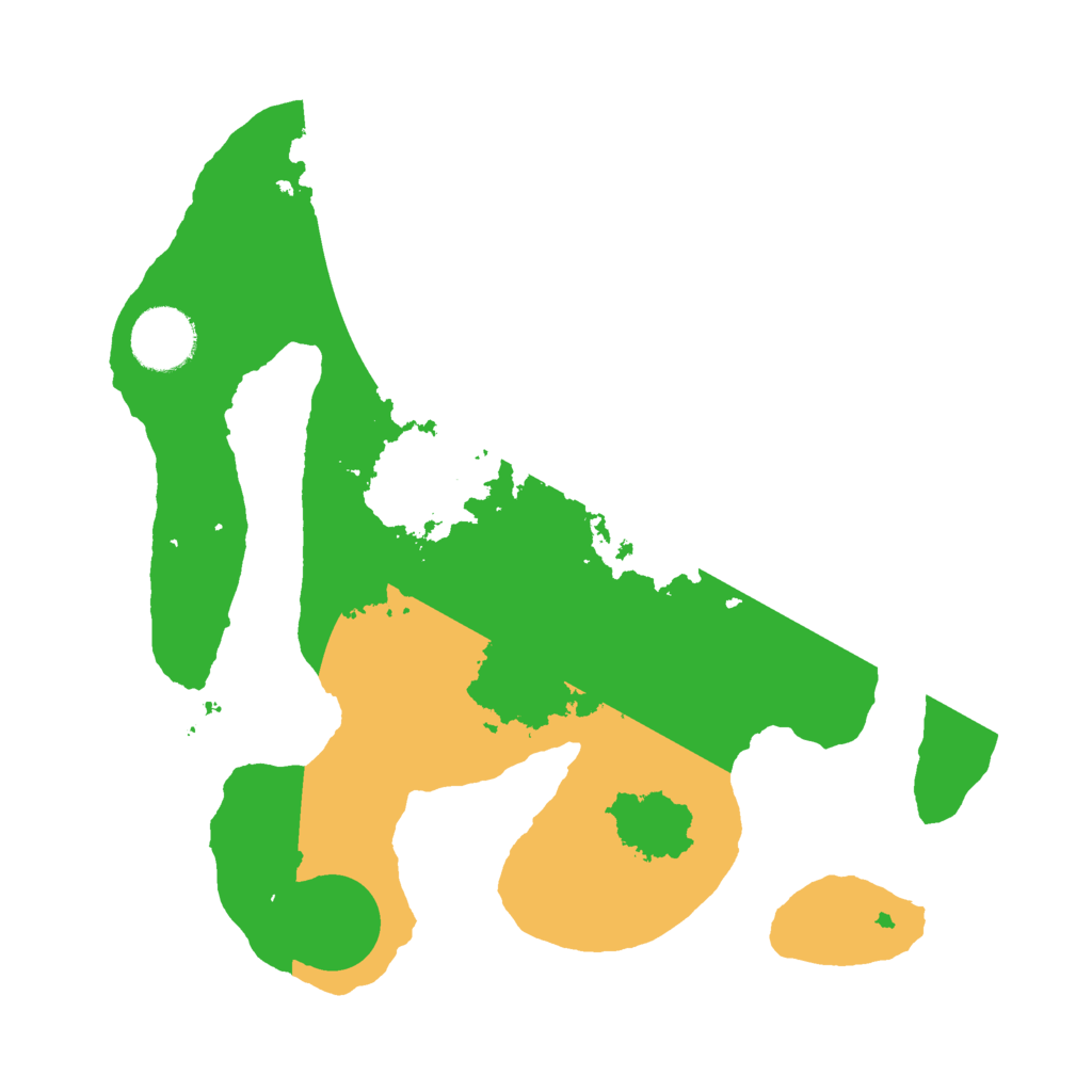 Biome Rust Map: Barren, Size: 3000, Seed: 121315421