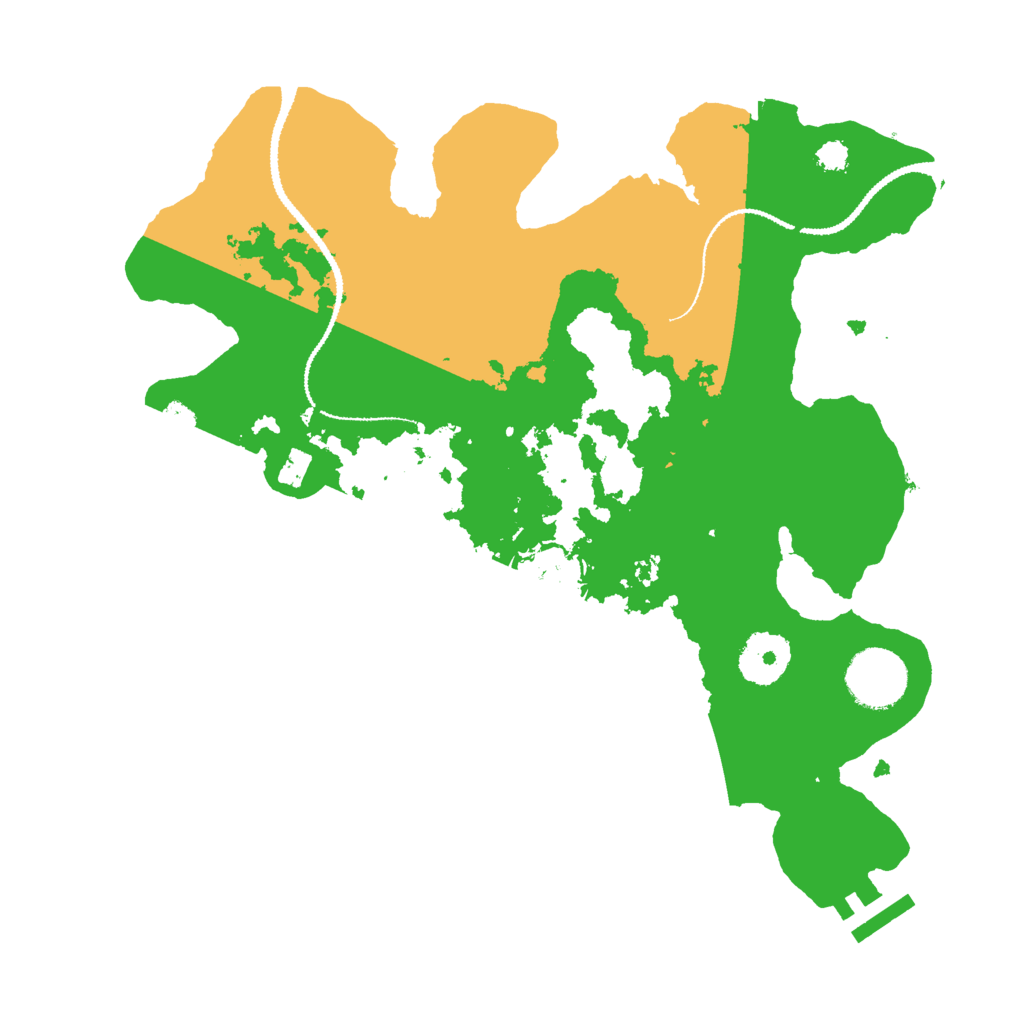 Biome Rust Map: Procedural Map, Size: 3000, Seed: 787600406