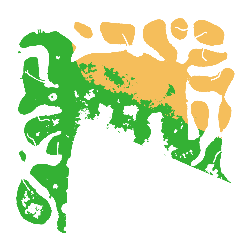 Biome Rust Map: Procedural Map, Size: 4500, Seed: 1289412