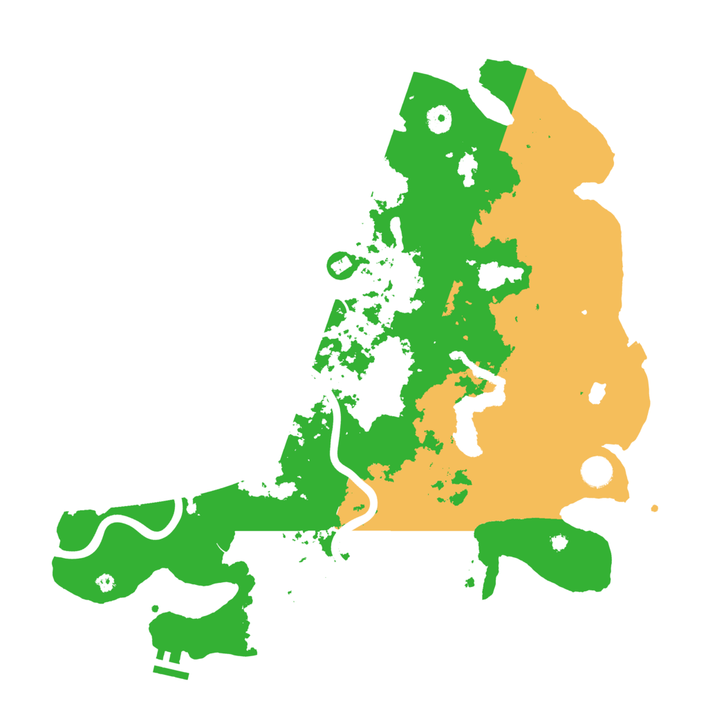 Biome Rust Map: Procedural Map, Size: 4000, Seed: 551415
