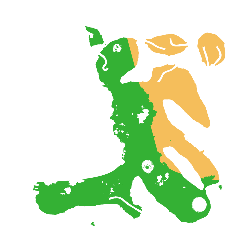 Biome Rust Map: Procedural Map, Size: 3000, Seed: 340354