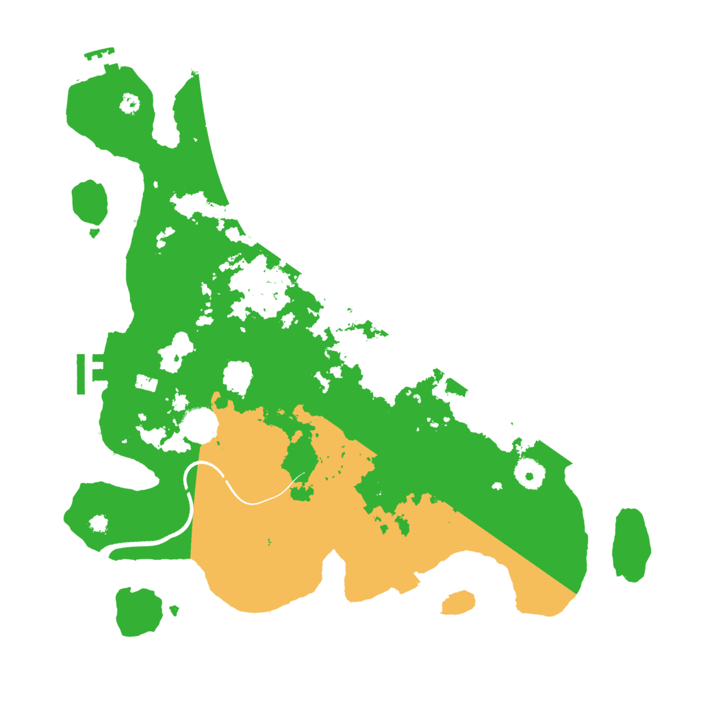 Biome Rust Map: Procedural Map, Size: 3500, Seed: 2146350316