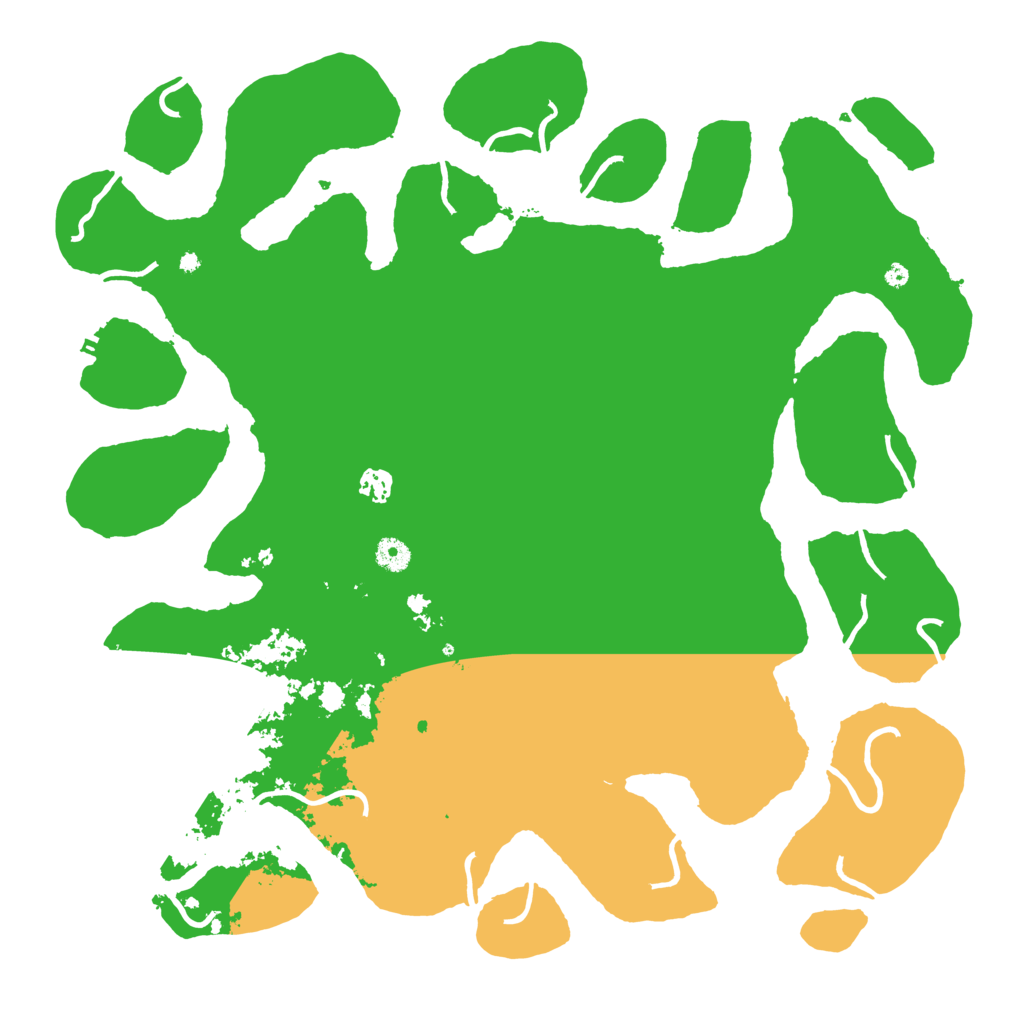 Biome Rust Map: Procedural Map, Size: 4500, Seed: 848860520