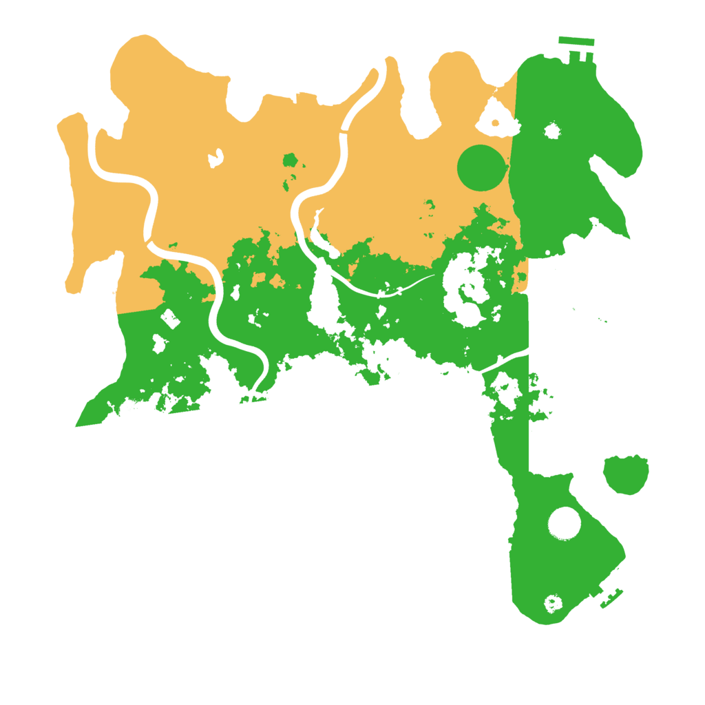 Biome Rust Map: Procedural Map, Size: 4000, Seed: 79655423
